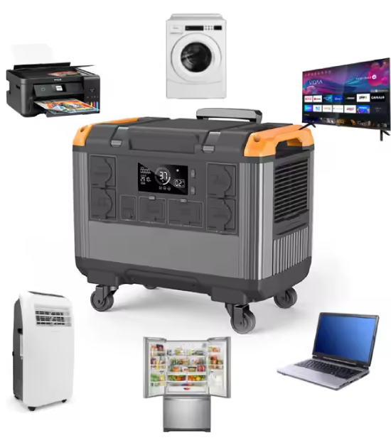 3000W Portable Solar Powered Lithium Power Bank