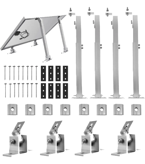 Aluminum Solar Panels Roof Mounting