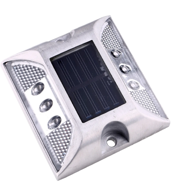 Solar Road Stud Flashing Light