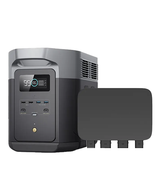 Emergency Solar Power Kit with Fast Charging Battery