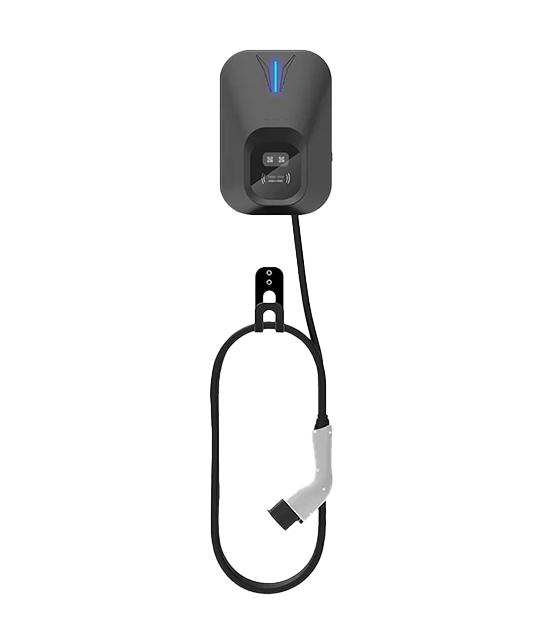 Wall-Mounted EV Charger with Smart Load Balancing