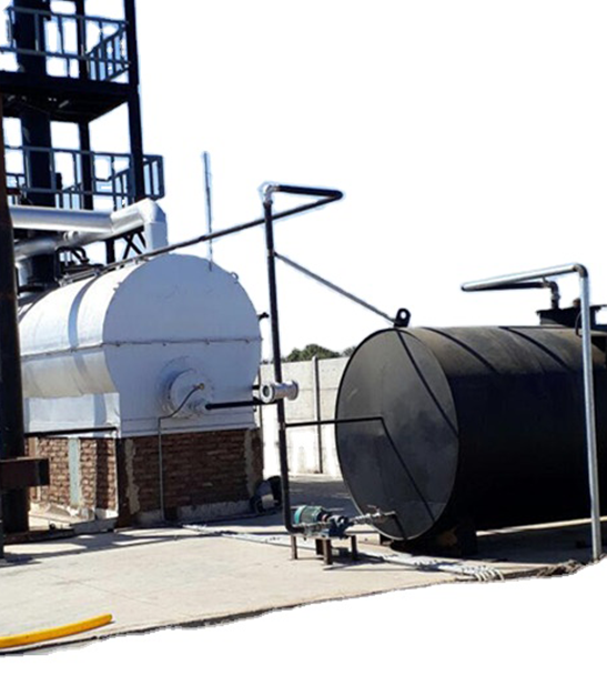Tyre Oil Refining to Diesel Distillation Plant