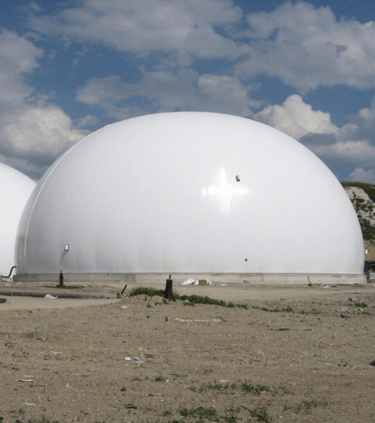 Cow Manure Biogas Storage Plant