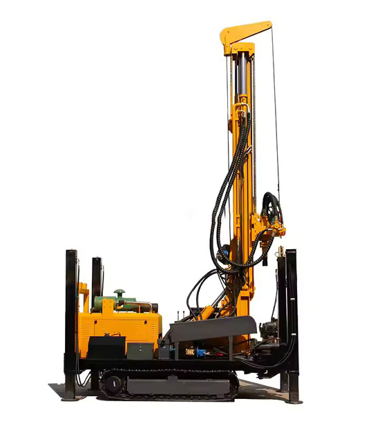 300m Geothermal Hydraulic Crawler Diamond Core Drill Machine