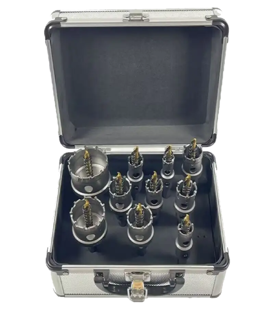 12Pcs Aluminum Box Metal Wood Drilling