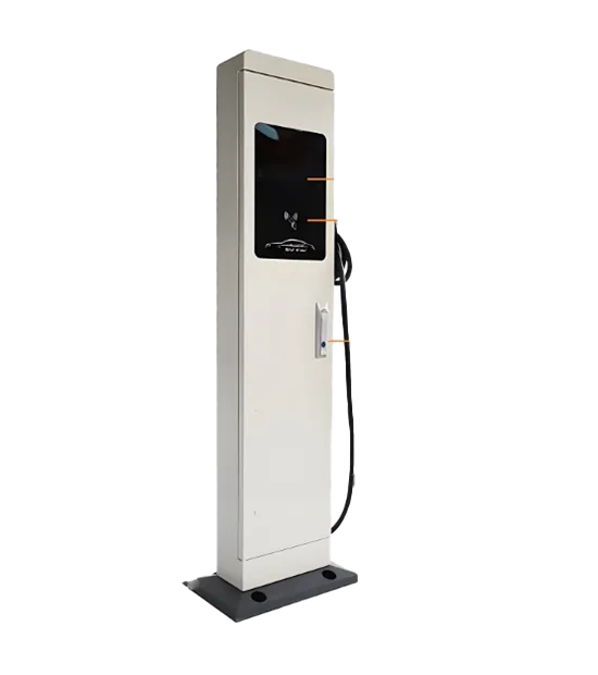 Commercial EV Charger with Dual-Port System