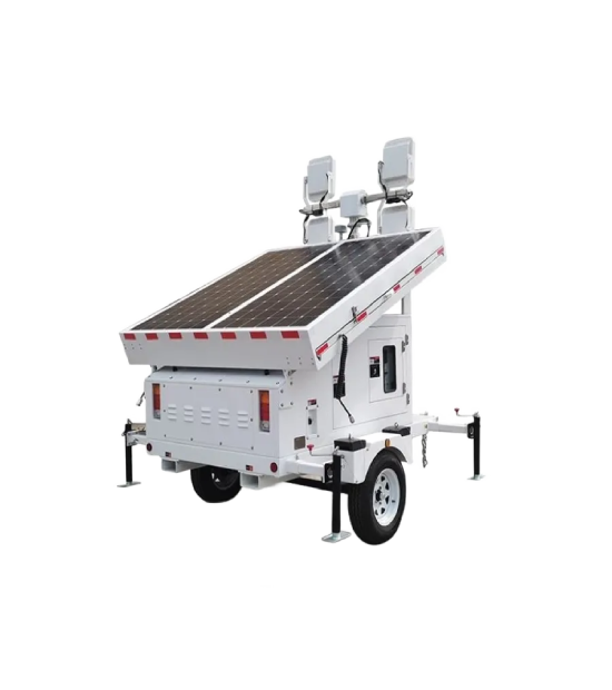 Portable Solar Light Tower with LED Light