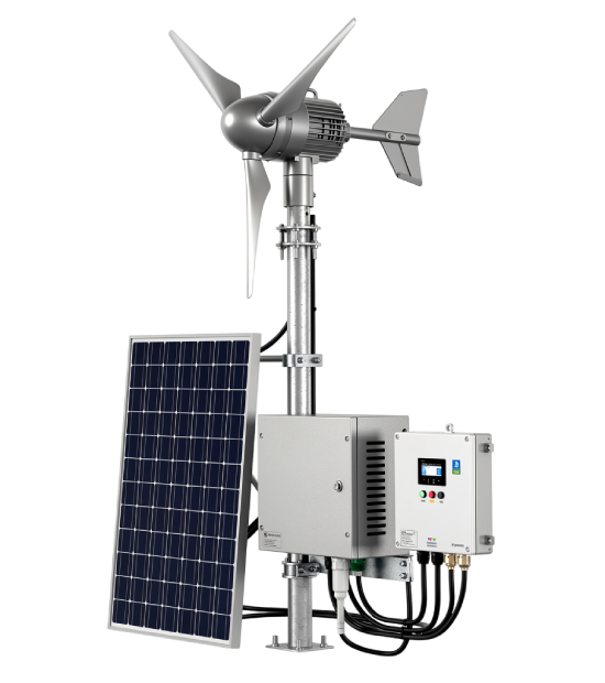 Wind Power Turbin Hybrid Off Grid System