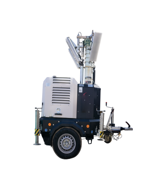 Portable Construction Hybrid Lighting Tower
